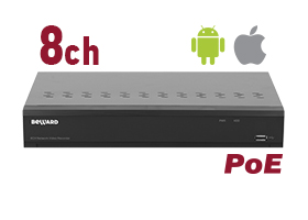 картинка IP видеорегистратор Standalone Beward RK0108-P от магазина Охранных систем и видеонаблюдения