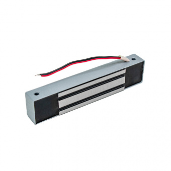 картинка Электромагнитный замок AccordTec «ML-180K с планкой, цвет Серебряный металлик» от магазина Охранных систем и видеонаблюдения