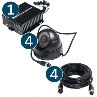 картинка Комплект NSCAR NS-969K31416 от магазина Охранных систем и видеонаблюдения