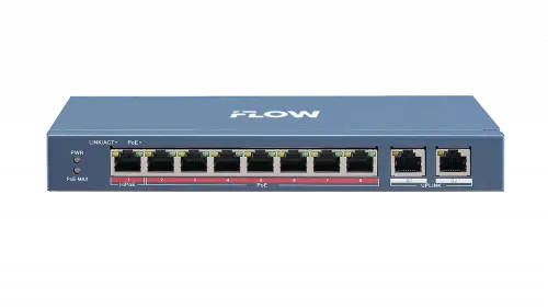 картинка PoE коммутатор 8 портов F-SW-EU410HPOE-V от магазина Охранных систем и видеонаблюдения