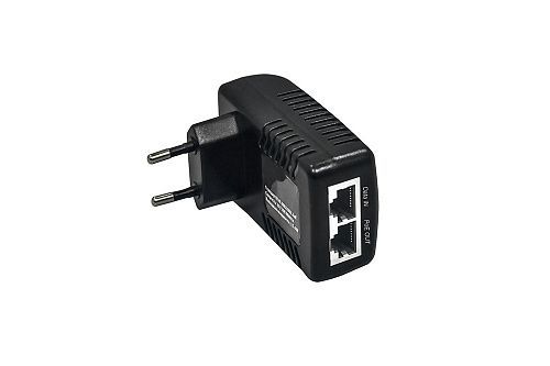 картинка NS-PI-1F-15 PoE-инжектор Fast Ethernet на 1 порт. Соответствует стандартам PoE IEEE 802.3af. от магазина Охранных систем и видеонаблюдения