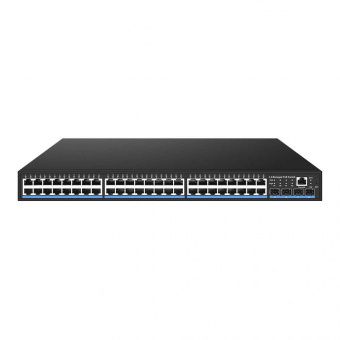 картинка PoE-коммутатор NST NS-SW-48G4G10-PL от магазина Охранных систем и видеонаблюдения