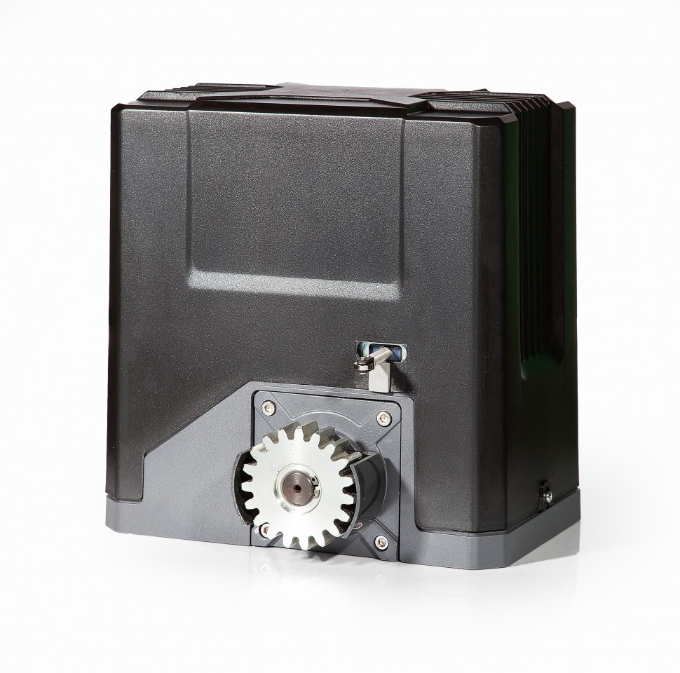 картинка SKY-S1000 Электропривод 230 В для откатных ворот до 1000 кг, механический концевой выключатель, нейлоновая червячная передача, 2 брелка-передатчика от магазина Охранных систем и видеонаблюдения