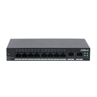 картинка 10-портовый управляемый гигабитный коммутатор Dahua DH-CS4210-8GT от магазина Охранных систем и видеонаблюдения