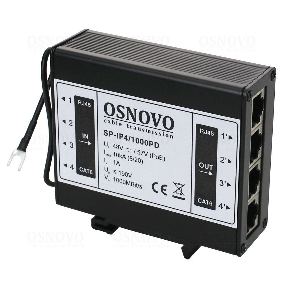 В продажу поступил прибор грозозащиты OSNOVO SP-IP4/1000PD